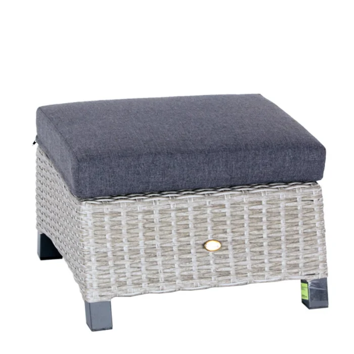 Oosterik home Hocker New Haven Salty Grey - grijs