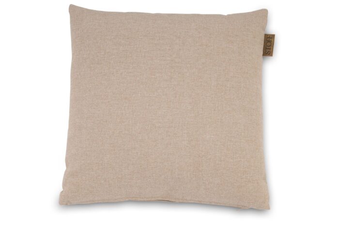 Stoff Misty Linen sierkussen 45 x 45 cm – Taupe-naturel-bruin