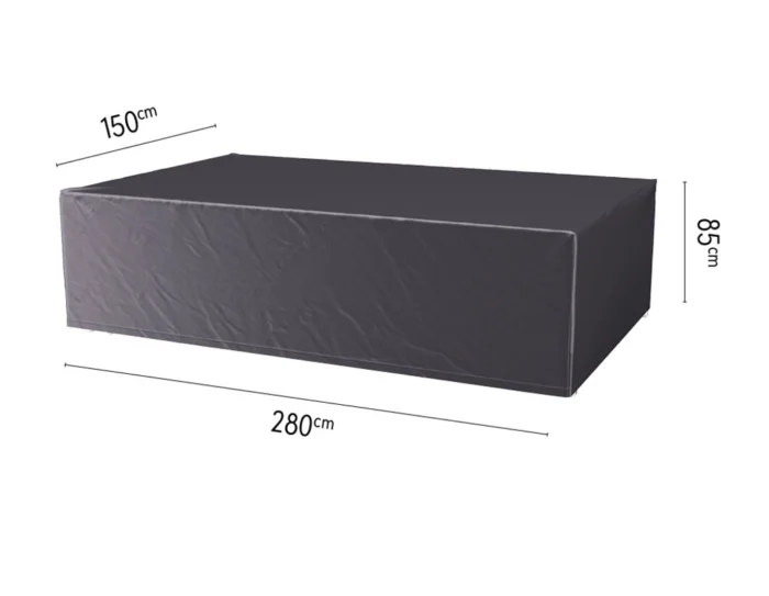 Aerocover Tuinsethoes 280x150xH85 cm - zwart