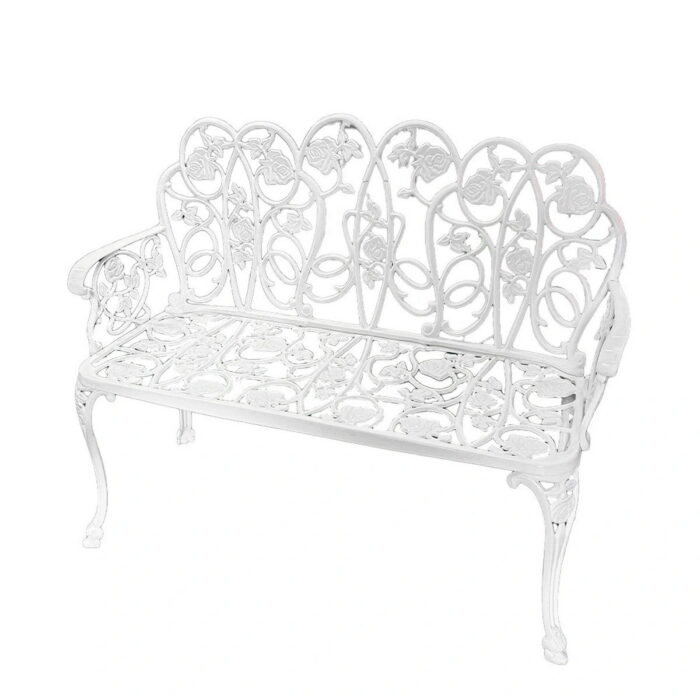 Buitengewoon de boet Tally Tuinbankje 112x43x89 cm – wit