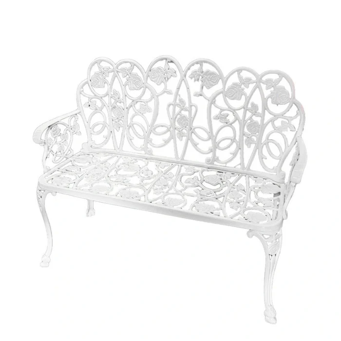 Buitengewoon de boet Tally Tuinbankje 112x43x89 cm - wit