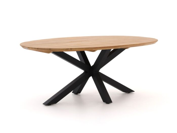Hartman tuinmeubelen Hartman Stephanie dining tuintafel 200x120x76cm Laagste prijsgarantie! – Zwart