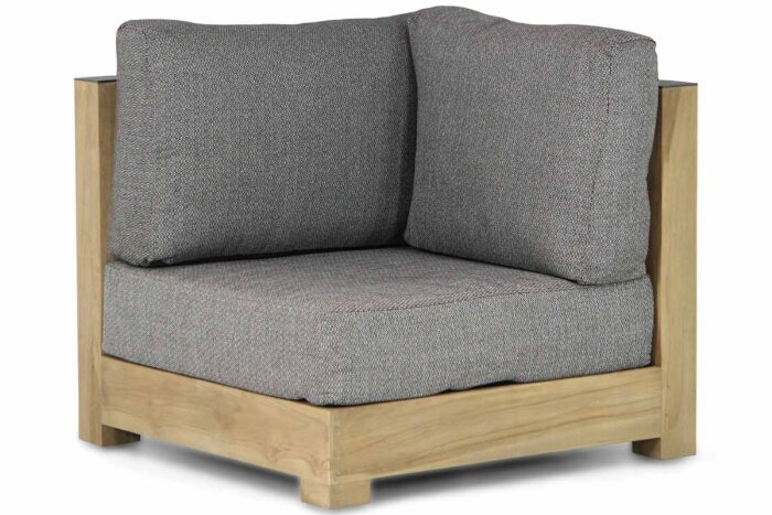 Santika Furniture Levante hoekmodule – Old teak greywash