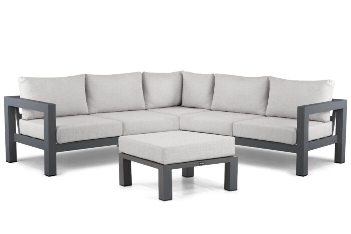 Lifestyle Garden Furniture Luca hoek loungeset 4-delig – Grijs-antraciet