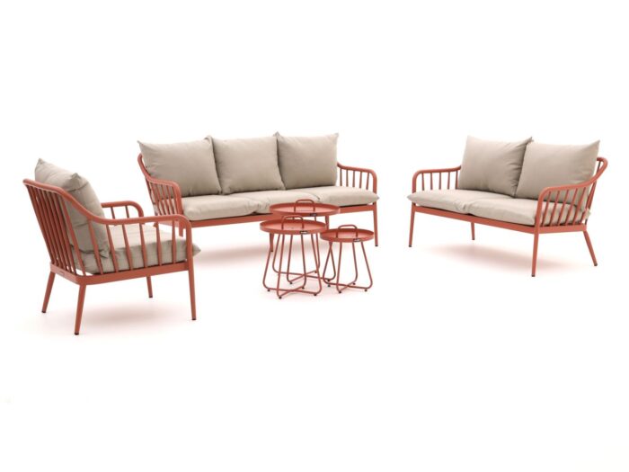 Manifesto Furniture Manifesto Celante/Pito stoel-bank loungeset 6-delig Laagste prijsgarantie! – Rood