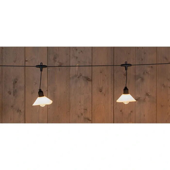 Annas collection Partylights 10l/5m met kap classic Anna’s Collection – zwart
