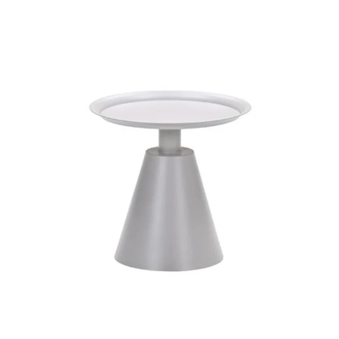 Garden impressions Zavala Bijzettafel Taupe dia. 50xH48 cm - beige;grijs