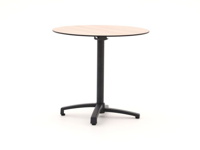 Bellagio tuinmeubelen Bellagio Canzo klaptafel ø 80cm (h:73cm) Laagste prijsgarantie! – Grijs
