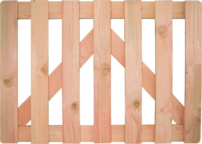Tuinhek poortje Douglas hekwerk 70x100cm