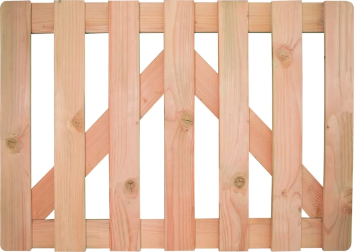 Tuinhek poortje Douglas hekwerk 70x100cm