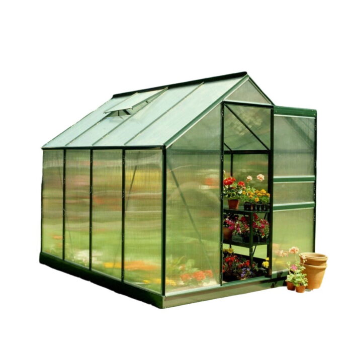 Royal well Tuinkas Popular 86 groen gecoat van polycarbonaat 4mm – tweekleurig