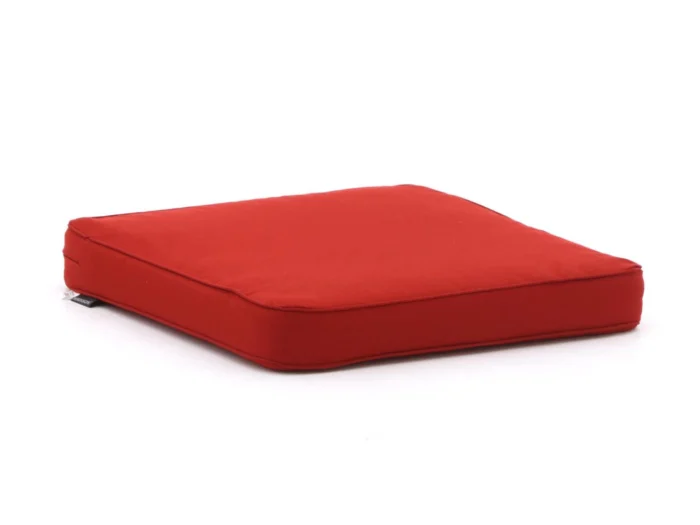 Madison loungekussen luxe zit 60x60cm - Rood