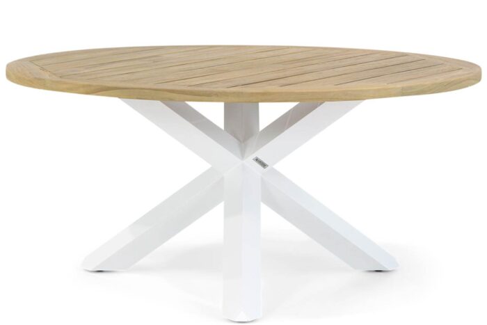 Lifestyle Garden Furniture Wellington dining tuintafel rond 160 cm – Wit
