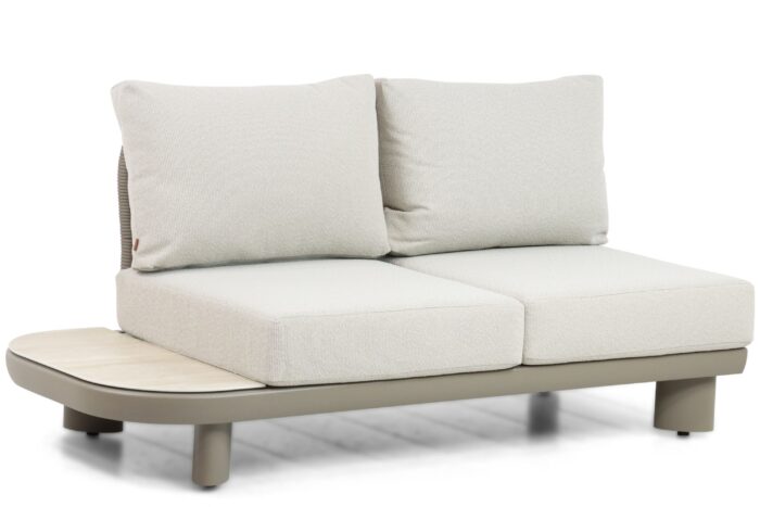Santika Furniture Guss open bank rechts – Taupe-naturel-bruin