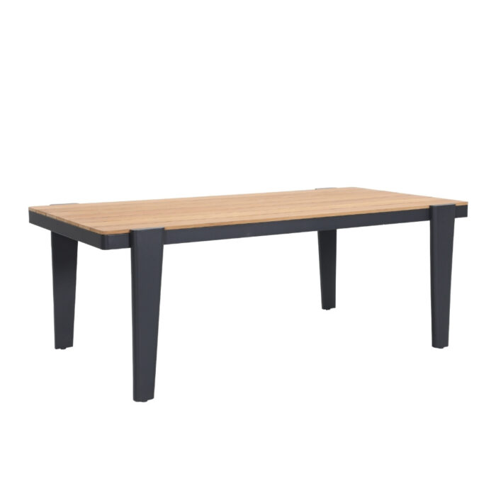 LUX outdoor living Vigo dining tuintafel 4 personen | teakhout + aluminium | Natural Teak | 200cm