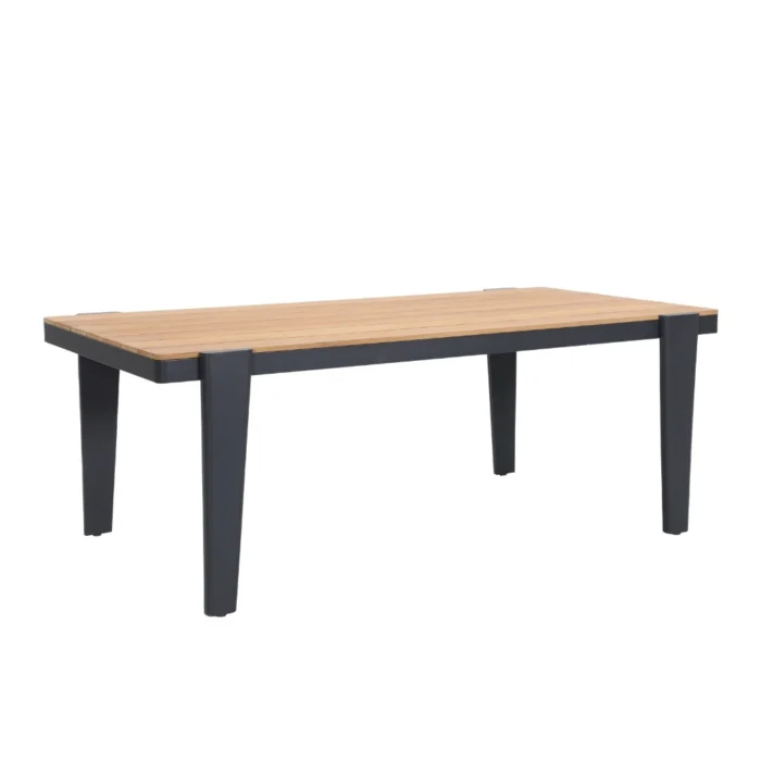 LUX outdoor living Vigo dining tuintafel 4 personen | teakhout + aluminium | Natural Teak | 200cm