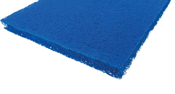 Aquadistri Filter mat 120x100x3,8 cm blauw Koi Pro