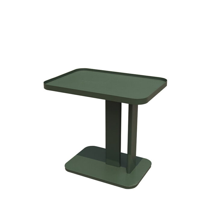 Oosterik home Rochford bijzettafel midnight grey 50,5 x 35,5 x 46,5 cm – grijs