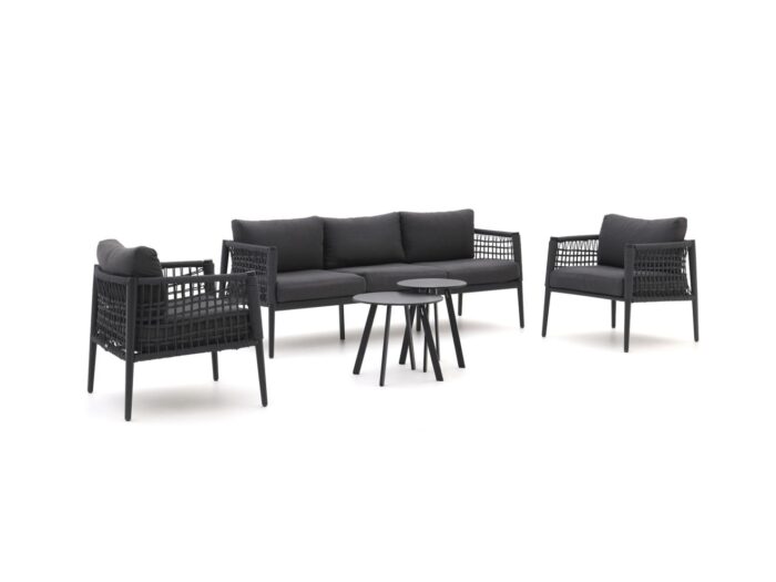 Manifesto Furniture Salera/Bovezzo stoel-bank loungeset 5-delig – Grijs