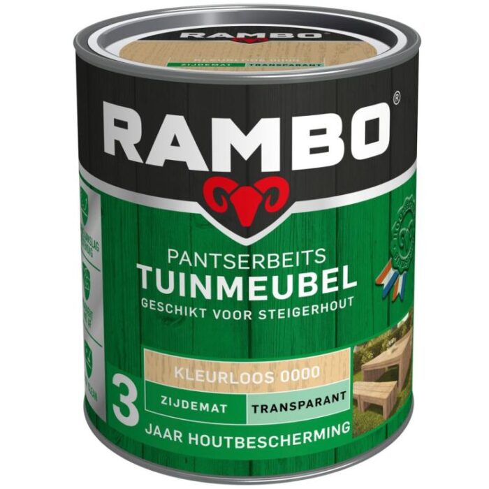 Rambo Pantserbeits tuinmeubel mat tr. 0000 0,75l