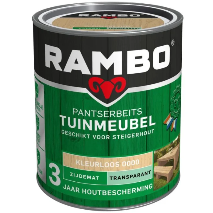 Rambo Pantserbeits tuinmeubel mat tr. 0000 0,75l