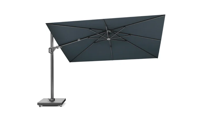 Platinum Zweefparasol Challenger T2 premium 260x350 cm Faded Black - zwart