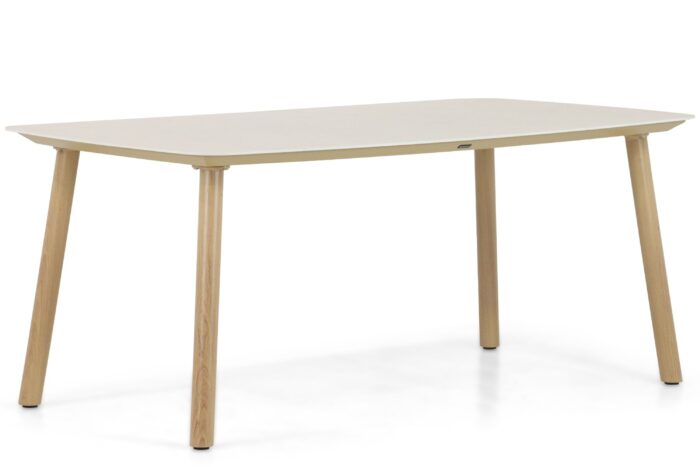 Lifestyle Garden Furniture Bloom dining tuintafel 180 x 100 cm – Taupe-naturel-bruin