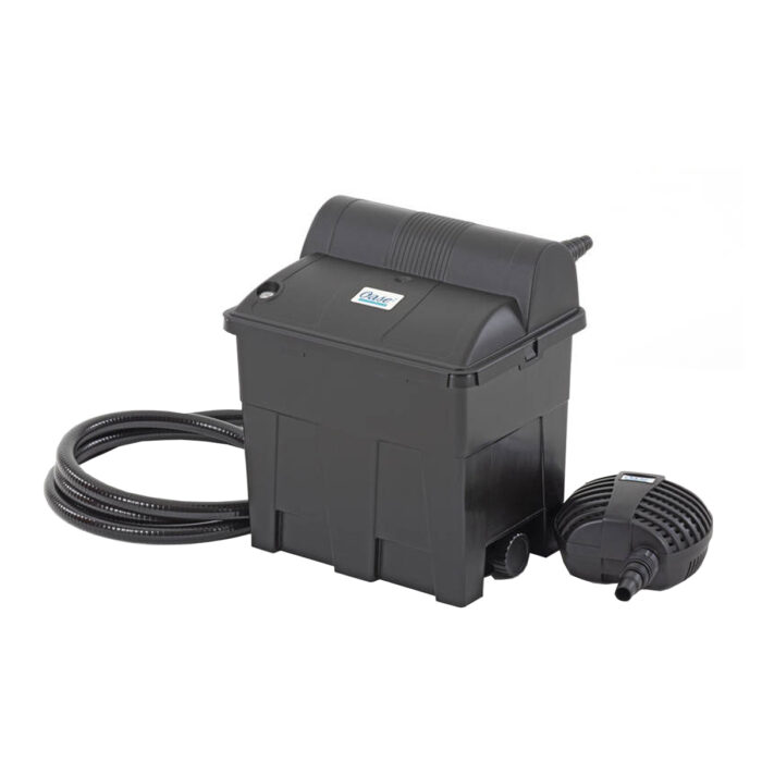 Oase BioSmart Set 5000 Vijverfilter – Grijs / zwart
