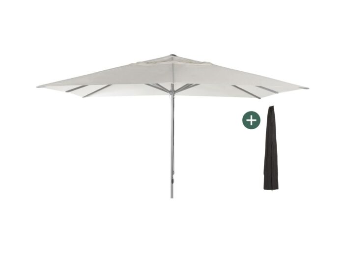 Shadowline Cuba parasol 400x300cm Laagste prijsgarantie! – Wit