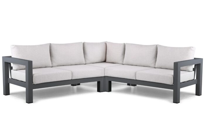 Lifestyle Garden Furniture Luca hoek loungeset 3-delig – Grijs-antraciet