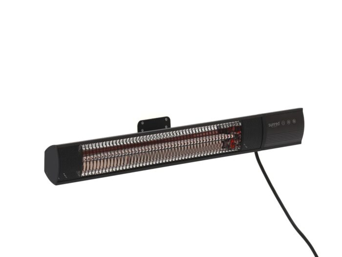 Sunred Dark muur terrasverwarmer 2500 Watt Laagste prijsgarantie! – Zwart