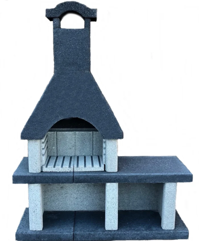 Barbecue beton houtskool bbq Venezia nr. 1 (200x150x50cm/530kg)