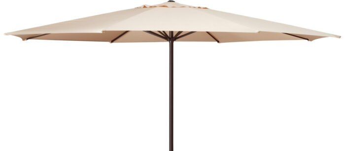 Madison Stokparasol Tenerife 300 cm crank and tilt ecru zonwering – bruin
