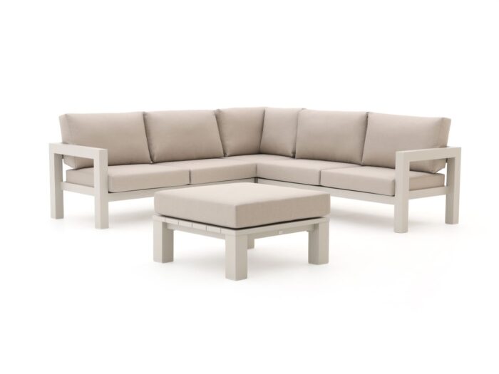Bellagio tuinmeubelen Campazzo hoek loungeset 4-delig 5-zits – Taupe