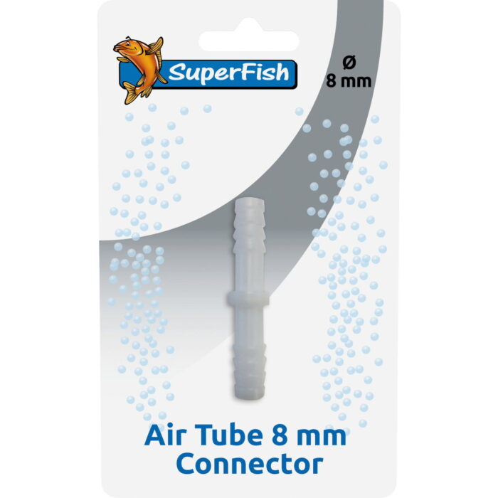 Superfish Luchtslang 8mm koppelstuk – transparant
