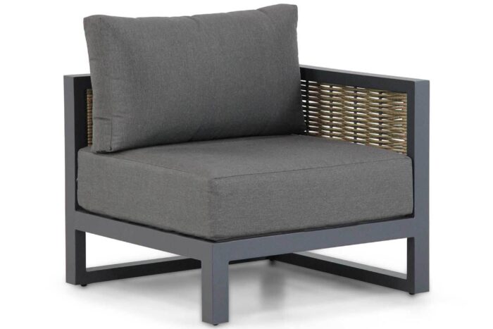 Santika Furniture Salviano eind module – Grijs-antraciet