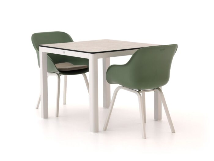 Hartman tuinmeubelen Hartman Le Soleil Element/La Fonte 90cm dining tuinset 3-delig Laagste prijsgarantie! – Grijs