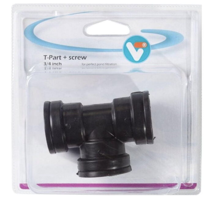 Vt T-part met screw 3/4 Inch vijveraccesoires