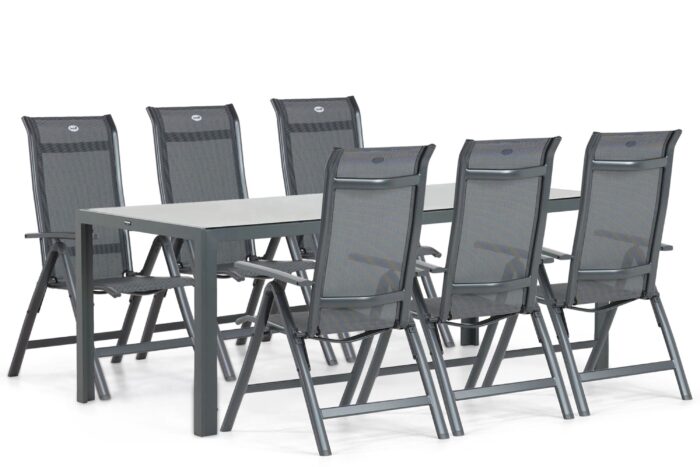 Hartman Alice/Venustas 210 cm dining tuinset 7-delig – Grijs-antraciet