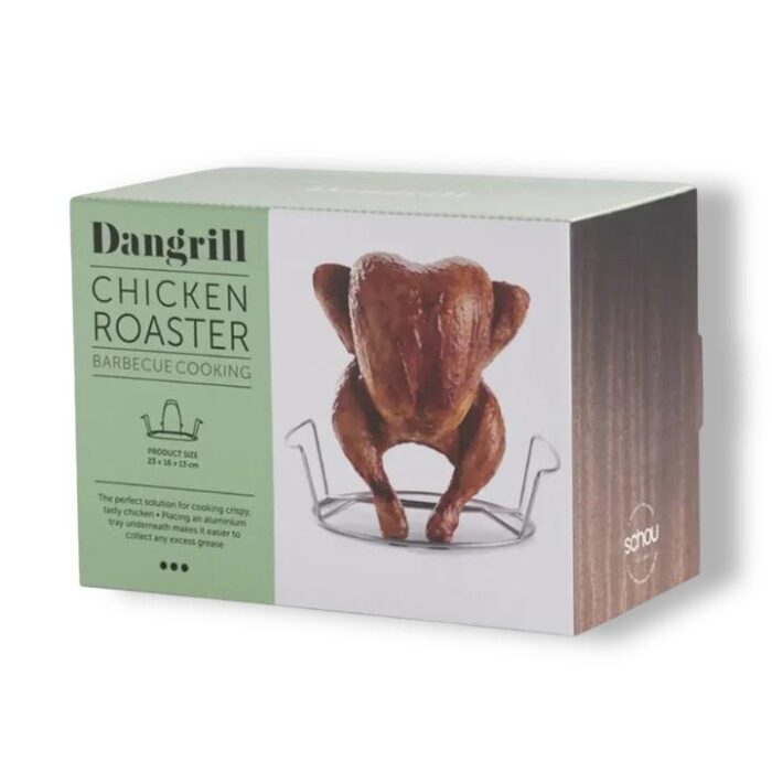 Hortus Dangrill chicken holder stainless HP Schou