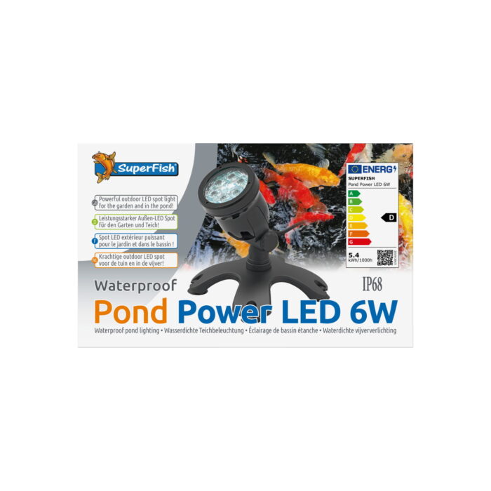 Superfish Pond power led 6w – zwart