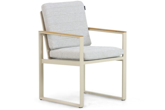 Lifestyle Garden Furniture Faro dining tuinstoel – Taupe-naturel-bruin