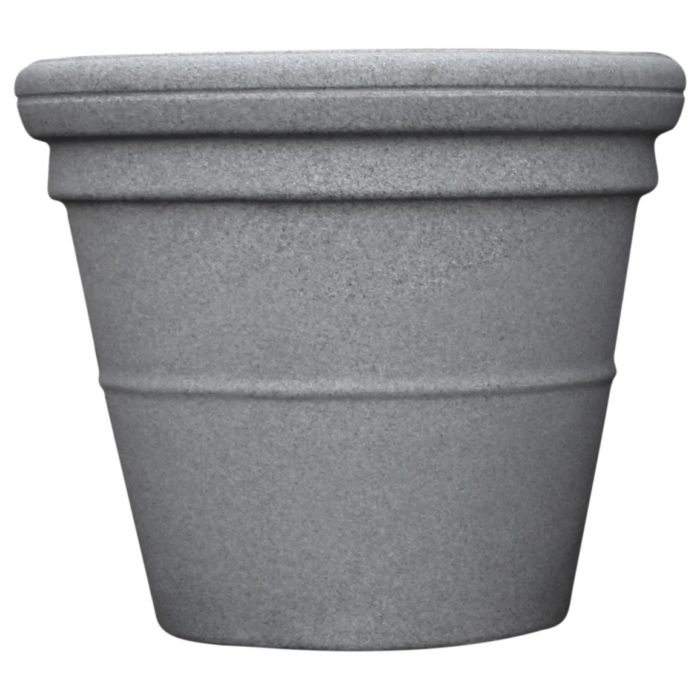 Prestige Ronde 180L grijze plantenbak Rome – grijs