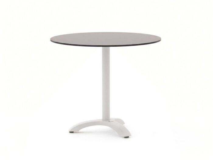 Bellagio tuinmeubelen Lisio tuintafel ø80cm (h:73cm) – Wit