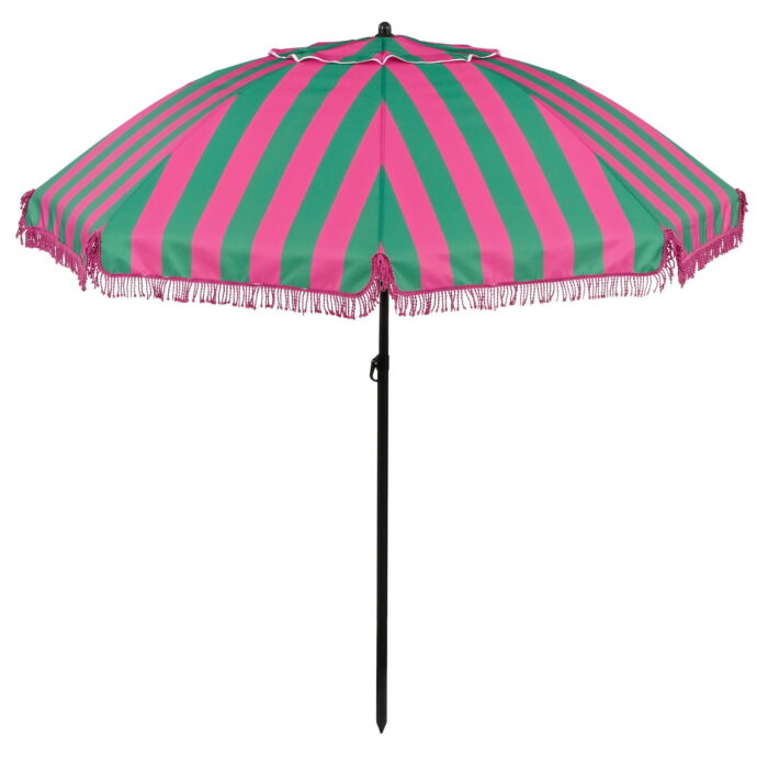 In the mood Osborn parasol groen h238xd220 cm