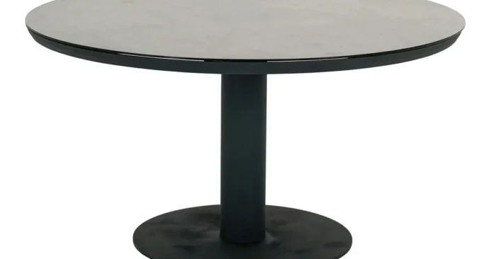 Apple Bee | Melville Tuintafel Ø140 cm | Black-Light Grey