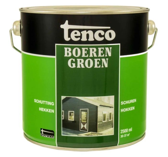 Tenco Boerengroen 2,5l verf/beits - groen