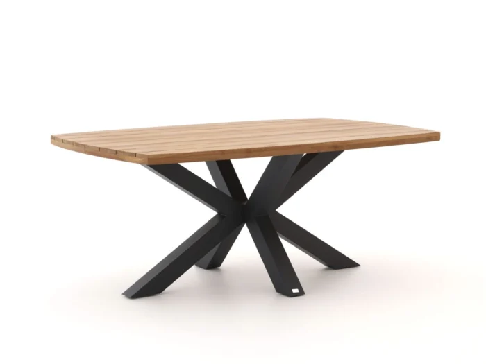 Bellagio tuinmeubelen Induno Deens Ovaal dining tuintafel 180x110cm - Bruin