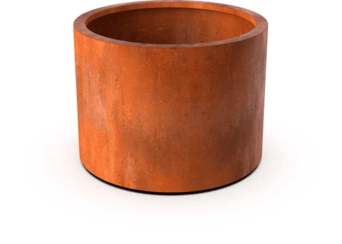 Cortenstaal plantenbak bloembak rond 80x40cm