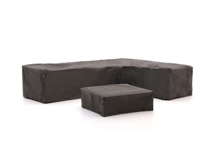 Kees Smit Collectie Kees Smit Tuinmeubelhoes hoek loungeset 310×95/235x95x70cm Laagste prijsgarantie! – Grijs